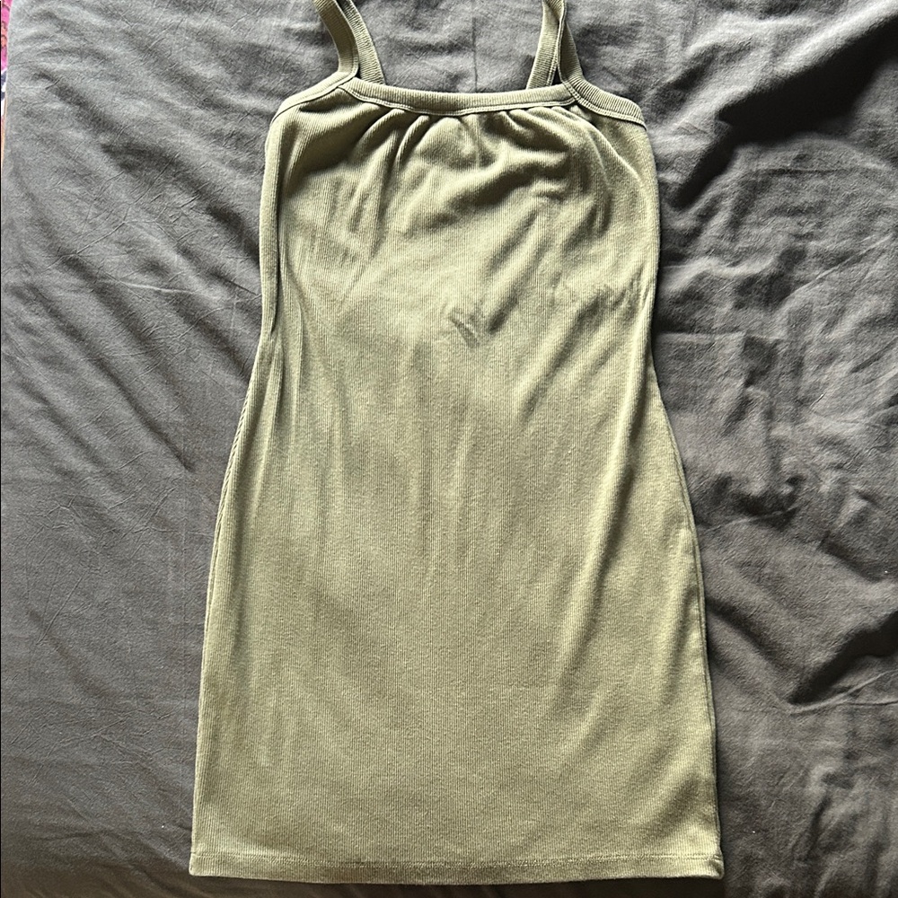 Olive Green wild fable mini dress